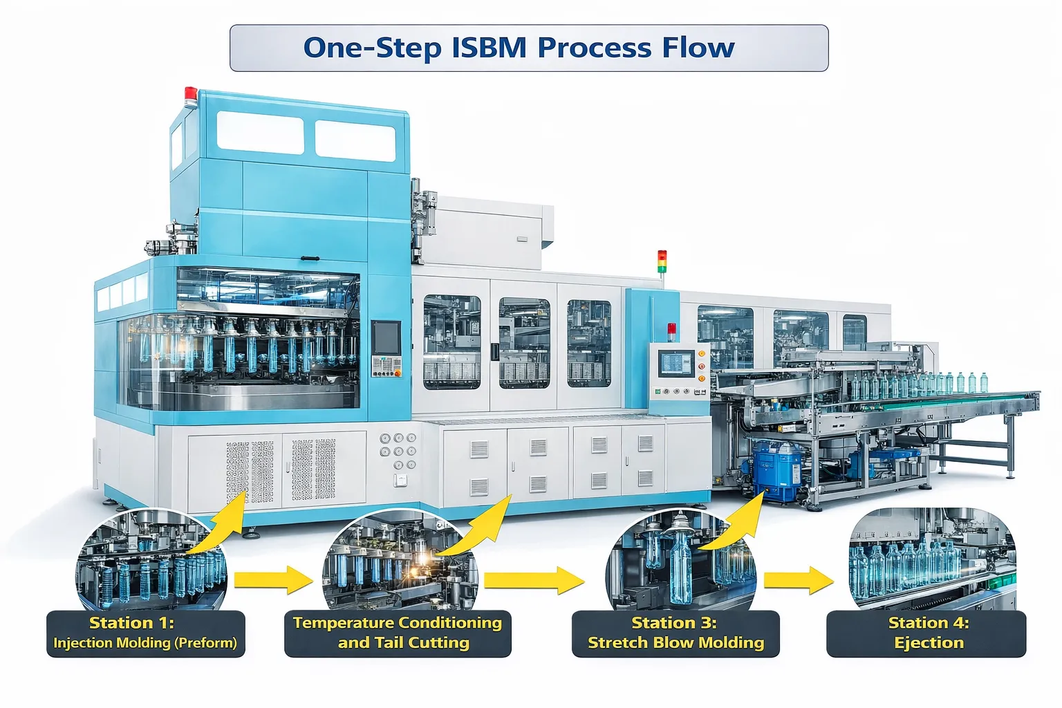 One-Step ISBM Process Flow